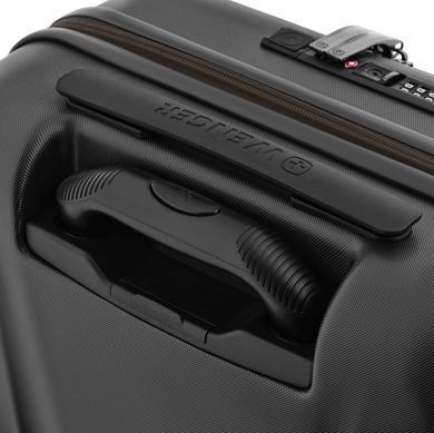 Wenger Валіза Wenger Skyon Hardside Carry-On, мала, з відсіком для н/б 16", полікарбонат, TSA, 4 колеса, розширення, USB, сірий 653564 фото