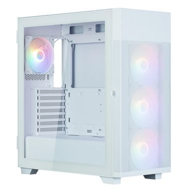 Zalman Корпус S5 Neo без БП, 1xUSB3.1, 1xUSB2.0, 4x120мм FRGB, VGA 390мм, LCS ready, TG Side Panel, ATX, белый S5NEOWHITE фото