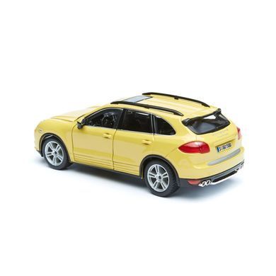 Автомодель - PORSCHE CAYENNE TURBO (ассорти белый, желтый, чёрный 1:24) 18-21056 фото