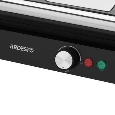 ARDESTO Гриль прижимной GH-1800MB, 1800Вт, раскрытие на 180&deg;, металл, черно-серебристый GH-1800MB фото