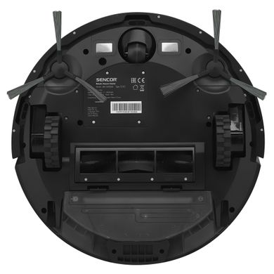 Sencor Робот-пылесос, 1000Вт, 3000Па, h=7.5см, влажная уборка, контр пыль -0.34л, вода -0.25л, автон. работа до 140мин, вес-3.5кг, НЕРА, самоочистка, черный SRV6485BK фото