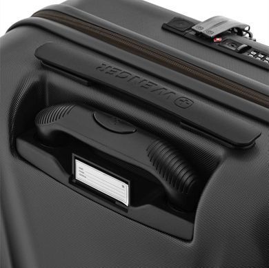 Wenger Валіза Wenger Skyon Hardside Carry-On, мала, з відсіком для н/б 16", полікарбонат, TSA, 4 колеса, розширення, USB, сірий 653564 фото