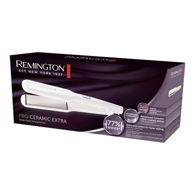 Remington Випрямитель Pro-Ceramic Extra, темп.режимов-9, 150-230С, чехол, керамика, белый S5527 фото