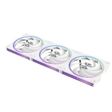 Zalman Корпусний вентилятор Zalman ZM-DF120R ARGB, 120мм, 800-2300rpm, 4pin, PWM, 3pin+5VARGB, 34,5dBa, POGO pin, Magnetic, Reversed, білий ZM-DF120RWHITE фото
