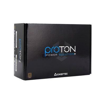 Chieftec Блок питания Proton (600W), >85%, 80+ Bronze, 120мм, 1xMB 24pin(20+4), 1xCPU 8pin(4+4), 3xMolex, 6xSATA, 2xPCIe 8pin(6+2) BDF-600S фото