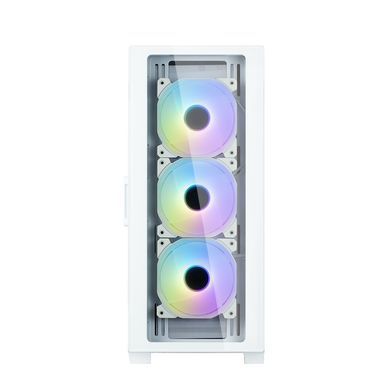 Zalman Корпус I3 Neo TG, без БП, 1xUSB3.0, 2xUSB2.0, 4x120mm RGB, TG Side/Front Panel, ATX, белый I3NEOTGWHITE фото