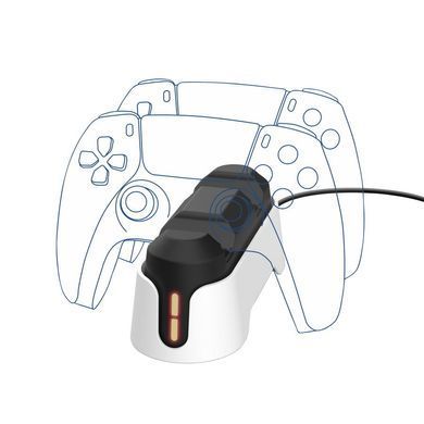 Trust Зарядна станція для геймпадів Trust GXT 228 for PS5, білий 25597_TRUST фото