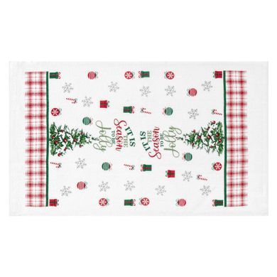 ARDESTO Набір рушничків для кухні Christmas Tree 38х63см, 2шт, 100% бавовна, зелений