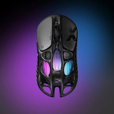 GravaStar Мышь Mercury X Pro, 8K, BT/WL/USB-A, RGB, чорний GSXPRO_BLK фото