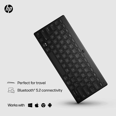 HP Клавіатура 350 Compact Multi-Device BT UKR black 692S8AA фото