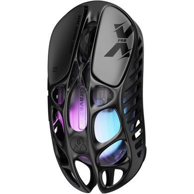 GravaStar Мышь Mercury X Pro, 8K, BT/WL/USB-A, RGB, чорний GSXPRO_BLK фото