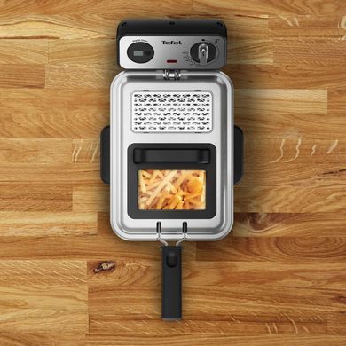 Tefal Фритюрниця Filtra Pro, 2400Вт, ємність-3л, механічне керув., від 150&deg;C до 190&deg;C нержавіюча сталь, черный FR511170 фото