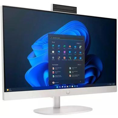 HP Комп'ютер персональний моноблок 245-G10 23.8" FHD IPS AG, AMD R5-7520U, 16GB, F512GB, UMA, WiFi, кл+м, 3р, Win11P, білий 936K4EA фото
