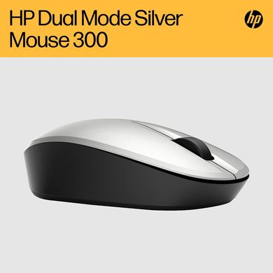 Миша HP Dual Mode BT/WL Silver 6CR72AA фото