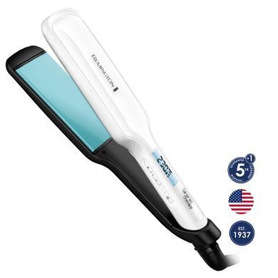 Remington Випрямляч Shine Therapy, темп.режимів-10, 150-230С, дисплей, кераміка, білий S8550 фото