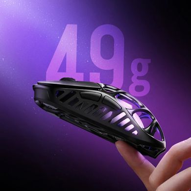 GravaStar Мышь Mercury X Pro, 8K, BT/WL/USB-A, RGB, чорний GSXPRO_BLK фото