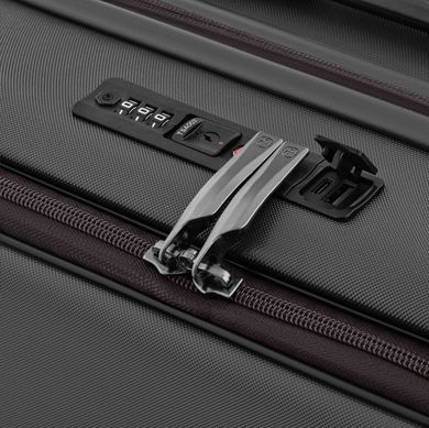Wenger Валіза Wenger Skyon Hardside Carry-On, мала, з відсіком для н/б 16", полікарбонат, TSA, 4 колеса, розширення, USB, сірий 653564 фото