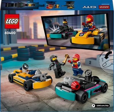 LEGO Конструктор City Картинг і гонщики 60400 фото