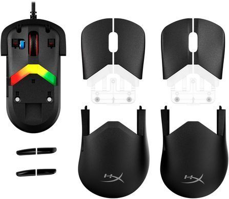 HyperX Мишь Pulsefire SAGA, RGB, USB-A, черный A2PB3AA фото