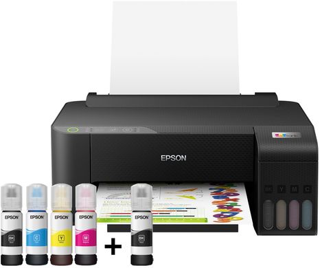 Epson Принтер ink color A4 EcoTank L1250 33_15 ppm USB Wi-Fi 4 inks C11CJ71404 фото