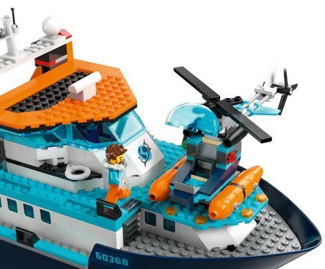 LEGO Конструктор City Арктический исследовательский корабль 60368 фото