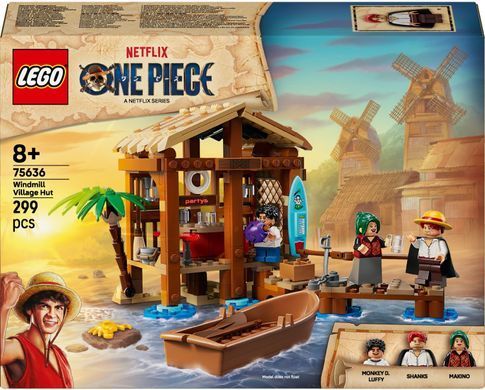 LEGO Конструктор LEGO ONE PIECE Хатина у Селищі Вітряків 75636- фото