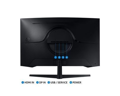 Samsung Монітор Samsung 31.5" Odyssey G55C 2xHDMI, DP, VA, 2560x1440, 165Hz, 1ms, CURVED LS32CG550EIXUA фото
