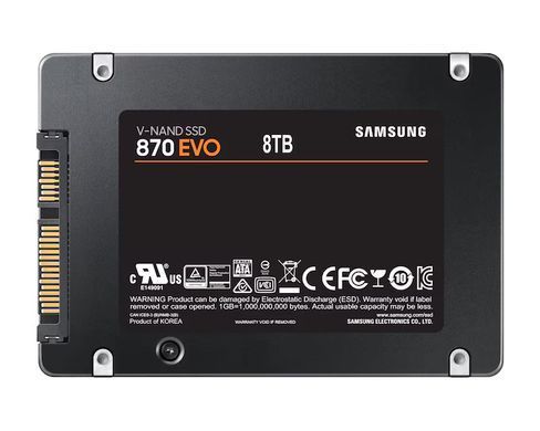 Samsung Накопичувач SSD Samsung 2.5" 8TB SATA 870EVO MZ-77E8T0B/EU фото