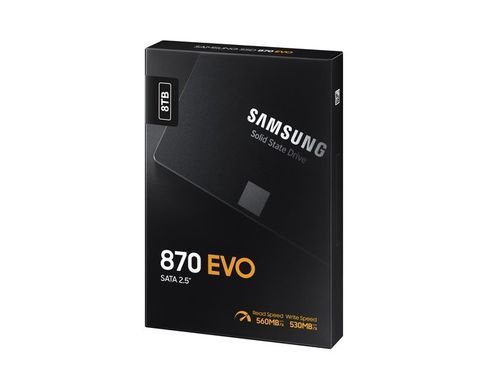 Samsung Накопичувач SSD Samsung 2.5" 8TB SATA 870EVO MZ-77E8T0B/EU фото