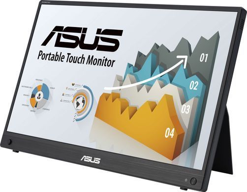 ASUS Монітор портативний 15.6" ZenScreen MB16AMTR mHDMI, 2xUSB-C, MM, IPS, 7800mAh, Touch, Case 90LM04S0-B02170 фото