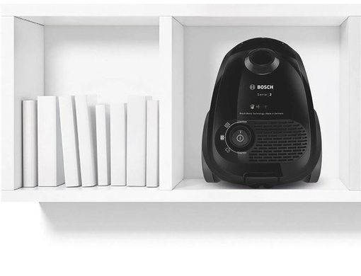 Bosch Пылесос мешковый, 600Вт, мешок-3.5л, НЕРА, черный BGL2X106 фото