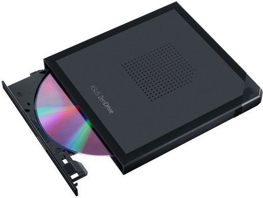 ASUS Привід оптичний портативний SDRW-08V1M-U DVD+-R/RW burner USB Type-C чорний cable-storage design Retail Box Slim 90DD02L0-M29000 фото