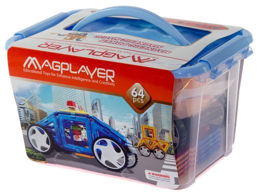 MagPlayer Конструктор магнитный 64 ед. (MPT-64) MPT-64 фото