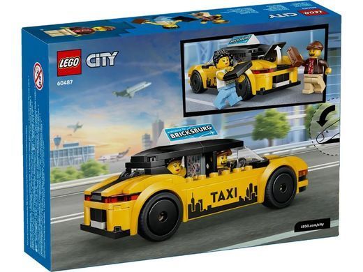 LEGO Конструктор LEGO City Жовте таксі 60487 фото