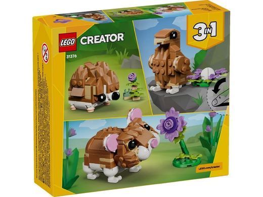 LEGO Конструктор LEGO Creator Чарівний хом'як з квіткою 31376 фото