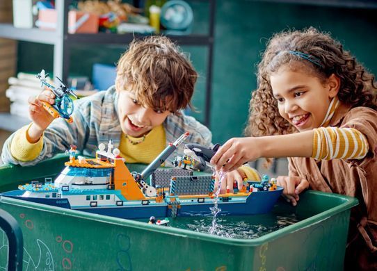 LEGO Конструктор City Арктический исследовательский корабль 60368 фото