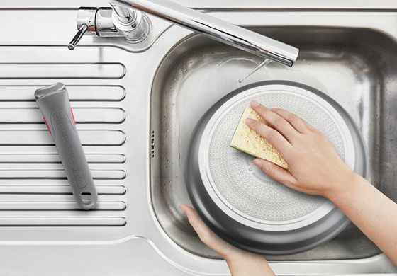 Tefal Набір посуду Ingenio Renew, знімна ручка, 3предмети, алюміній, бакеліт, сірий L2609502 фото