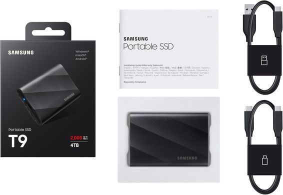 Samsung Портативний SSD 4TB USB 3.2 Gen 2 Type-C T9 Shield MU-PG4T0B/EU фото