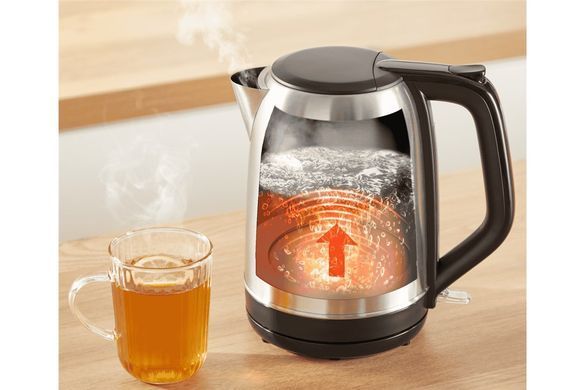 Tefal Електрочайник Tefal Subito 1.7л, нерж. сталь, чорний KO5S0DE0 фото
