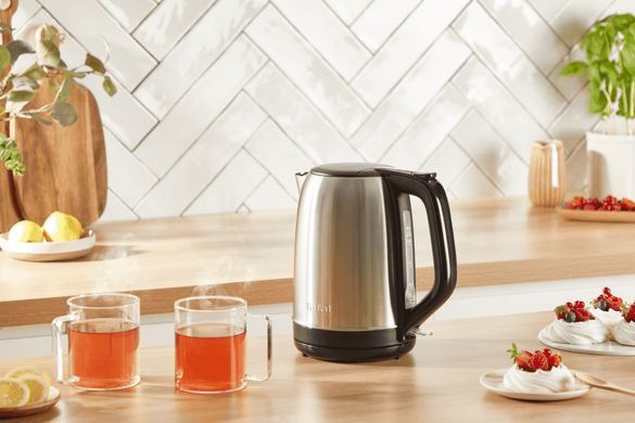 Tefal Електрочайник Tefal Subito 1.7л, нерж. сталь, чорний KO5S0DE0 фото