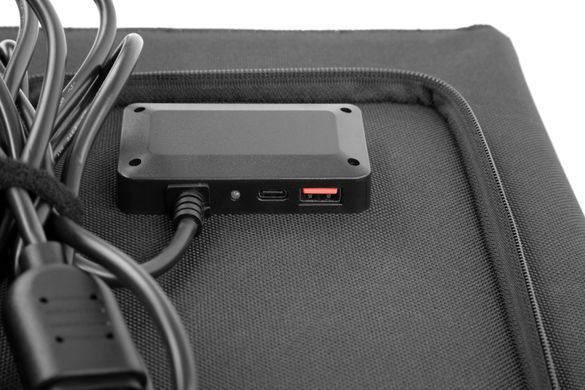 2E Портативна сонячна панель, 120 Вт зарядний пристрій, DC, USB-С PD18W, USB-A 24W 2E-LSFC-120 фото