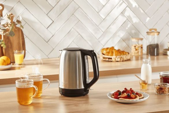 Tefal Електрочайник Tefal Subito 1.7л, нерж. сталь, чорний KO5S0DE0 фото