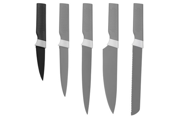 Кухонний ніж для овочів Ardesto Black Mars, 8 см, чорний, нерж. сталь, пластик AR2018SK фото