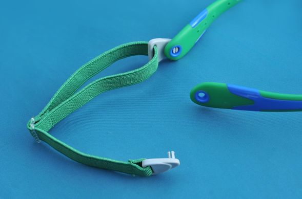 Дитячі сонцезахисні окуляри Koolsun синьо-зелені серії Flex (Розмір: 3+) KS-FLRS003 фото