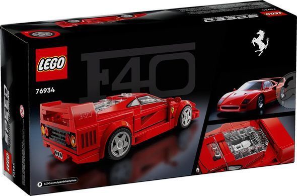 LEGO Конструктор Speed Champions Суперкар Ferrari F40 76934 фото