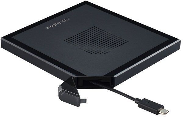 ASUS Привід оптичний портативний SDRW-08V1M-U DVD+-R/RW burner USB Type-C чорний cable-storage design Retail Box Slim 90DD02L0-M29000 фото