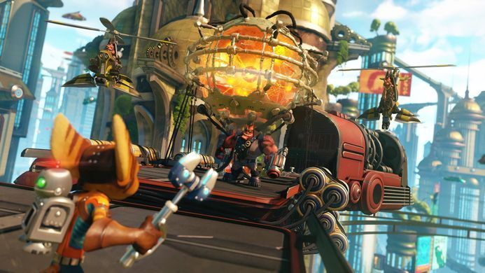 Games Software Ratchet & Clank (Хіти PlayStation) [Blu-Ray диск] (PS4 ) 9700999 фото