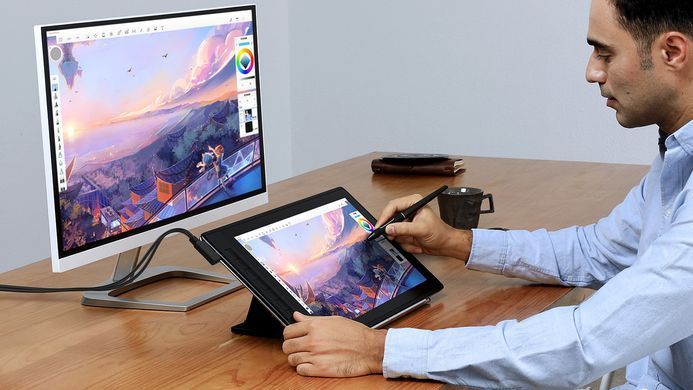 Huion Графічний монітор Kamvas Pro 16 2,5K Silver GT1602 фото