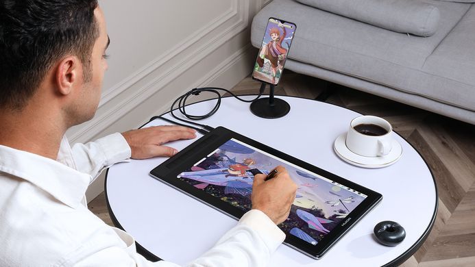Huion Графічний монітор Kamvas Pro 16 2,5K Silver GT1602 фото