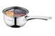 Ківш Ardesto Gemini Gourmet Spoleto, скляна кришка, 1 л, нержавіюча сталь 4 - магазин Coolbaba Toys